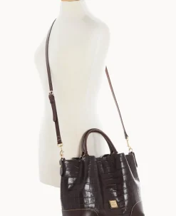 Dooney & Bourke Ready For the Getaway|Exotic Leather<Oakdale Brenna Espresso