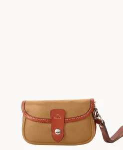 Dooney & Bourke Grab and Go|Wristlets<Oncour Cabriolet Flap Wristlet Tan