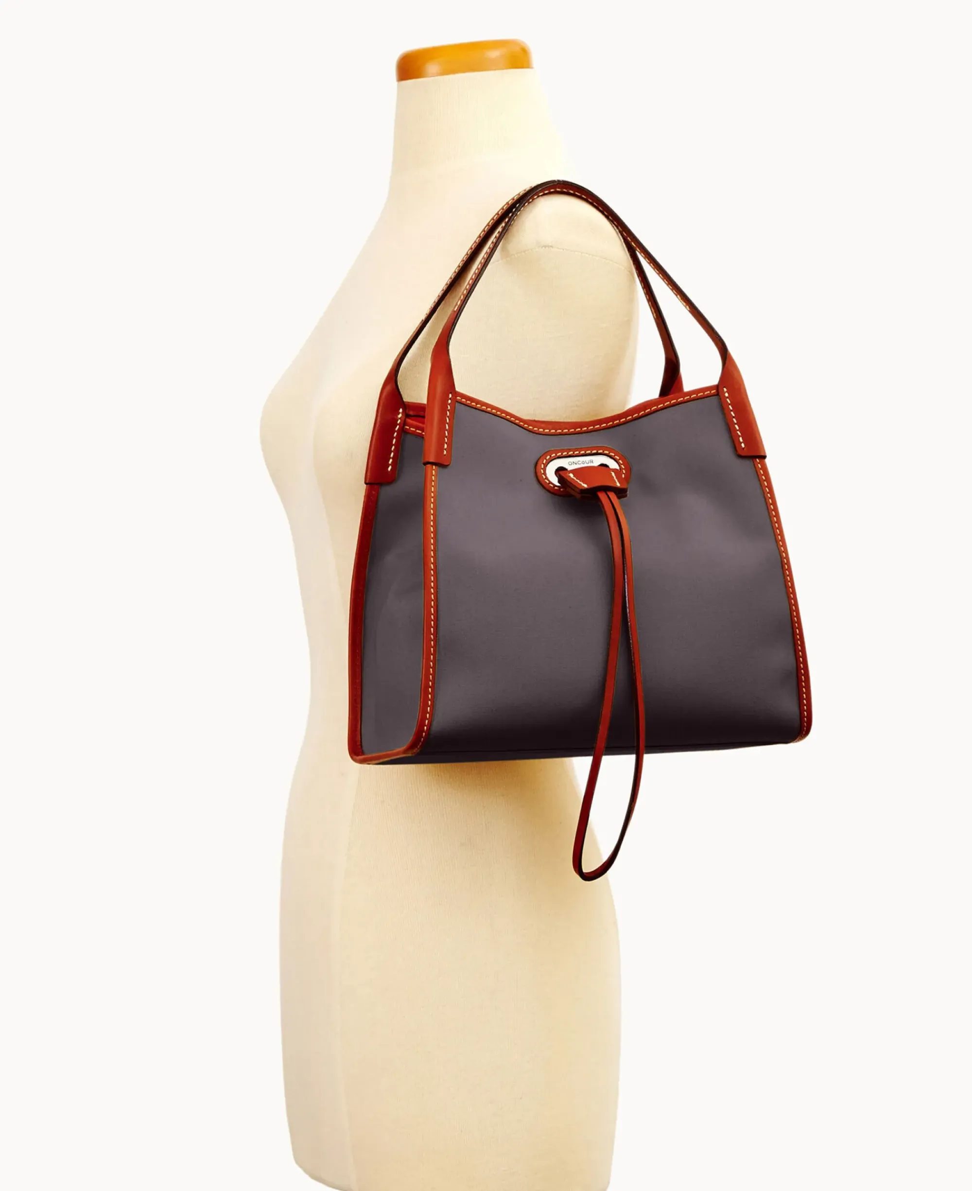 Dooney & Bourke Mini Bags|Shoulder Bags<Oncour Cabriolet Mini Full Up Dark Grey