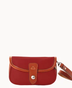 Dooney & Bourke Grab and Go|Wristlets<Oncour Elba Flap Wristlet Geranium