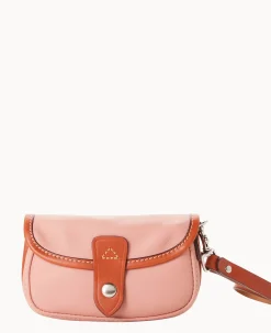 Dooney & Bourke Grab and Go|Wristlets<Oncour Elba Flap Wristlet Blush