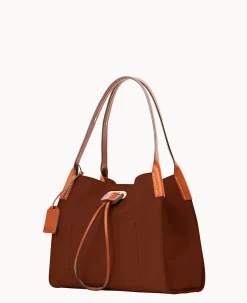 Dooney & Bourke Ready For the Getaway|Smooth Leather<Oncour Elba Mini Full Up Two Burnt Orange