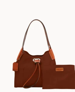 Dooney & Bourke Ready For the Getaway|Smooth Leather<Oncour Elba Mini Full Up Two Burnt Orange
