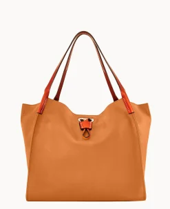 Dooney & Bourke Smooth Leather|Shoulder Bags<Oncour Roux Polo Full Up Saddle