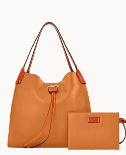 Dooney & Bourke Smooth Leather|Shoulder Bags<Oncour Roux Polo Full Up Saddle