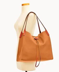 Dooney & Bourke Smooth Leather|Shoulder Bags<Oncour Roux Polo Full Up Saddle