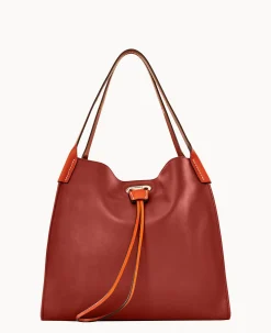 Dooney & Bourke Smooth Leather|Shoulder Bags<Oncour Roux Polo Full Up Bordeaux
