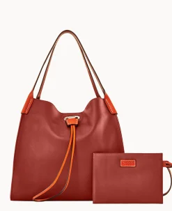 Dooney & Bourke Smooth Leather|Shoulder Bags<Oncour Roux Polo Full Up Bordeaux