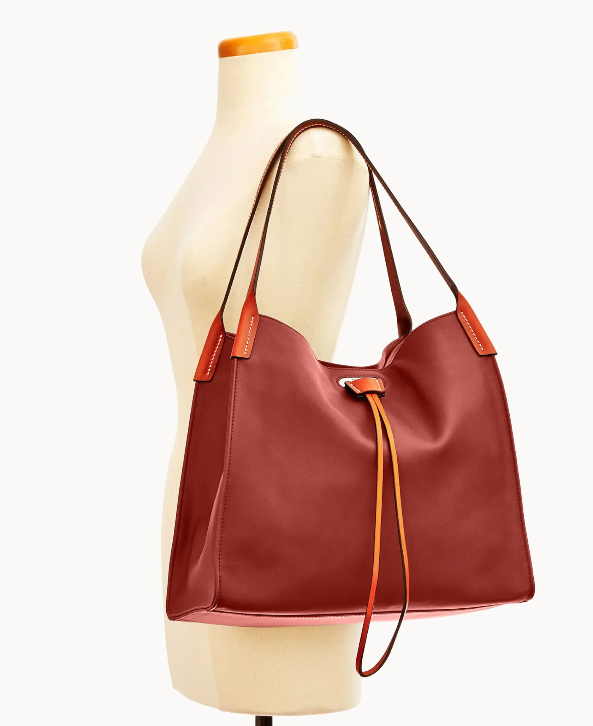 Dooney & Bourke Smooth Leather|Shoulder Bags<Oncour Roux Polo Full Up Bordeaux