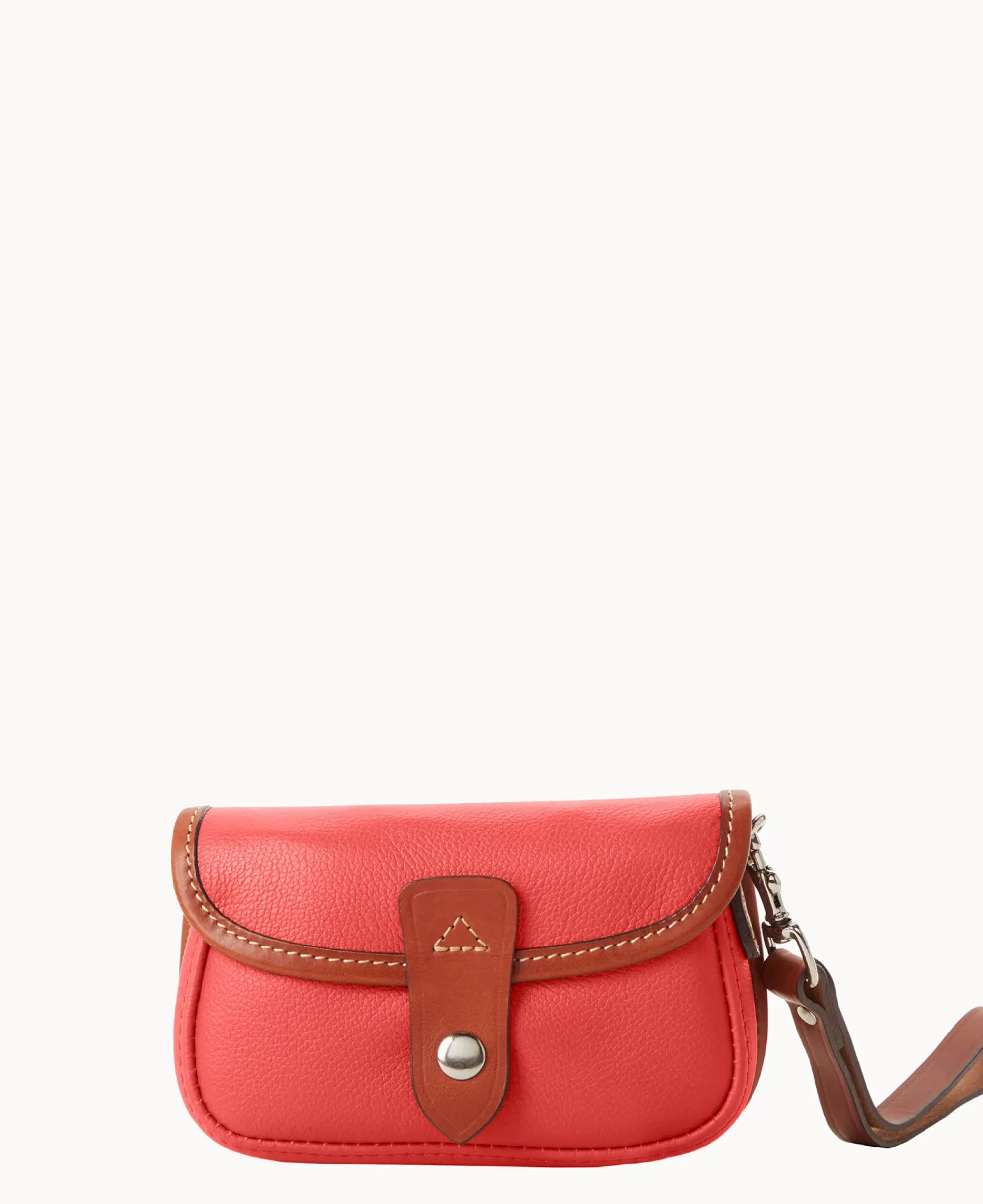 Dooney & Bourke Grab and Go|Wristlets<Oncour Twist Flap Wristlet Persimmon