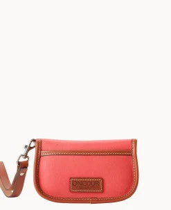 Dooney & Bourke Grab and Go|Wristlets<Oncour Twist Flap Wristlet Persimmon