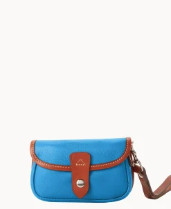 Dooney & Bourke Grab and Go|Wristlets<Oncour Twist Flap Wristlet Dusty Blue