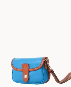Dooney & Bourke Grab and Go|Wristlets<Oncour Twist Flap Wristlet Dusty Blue