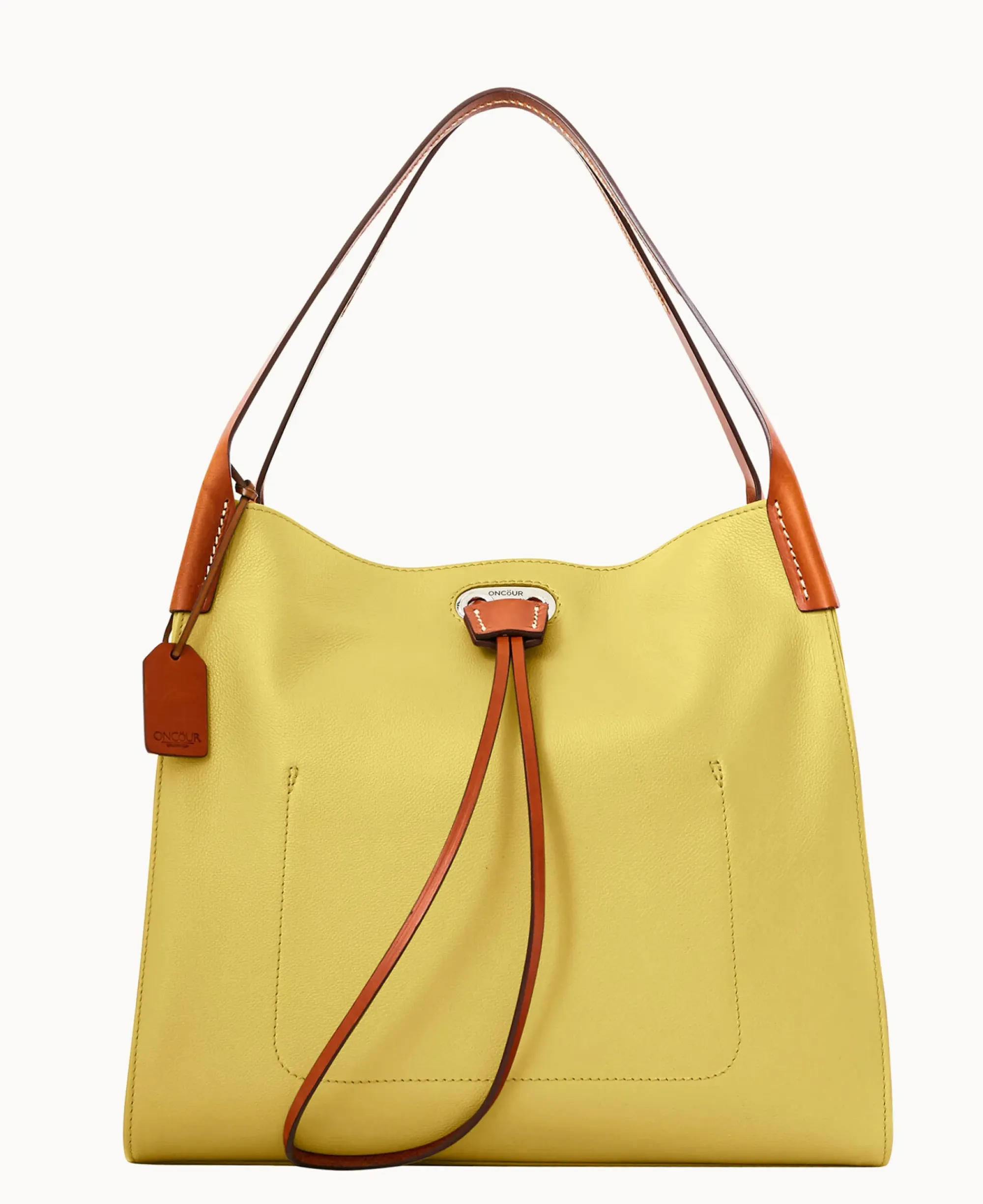 Dooney & Bourke Ready For the Getaway|Textured Leather<Oncour Twist Full Up Two Butter