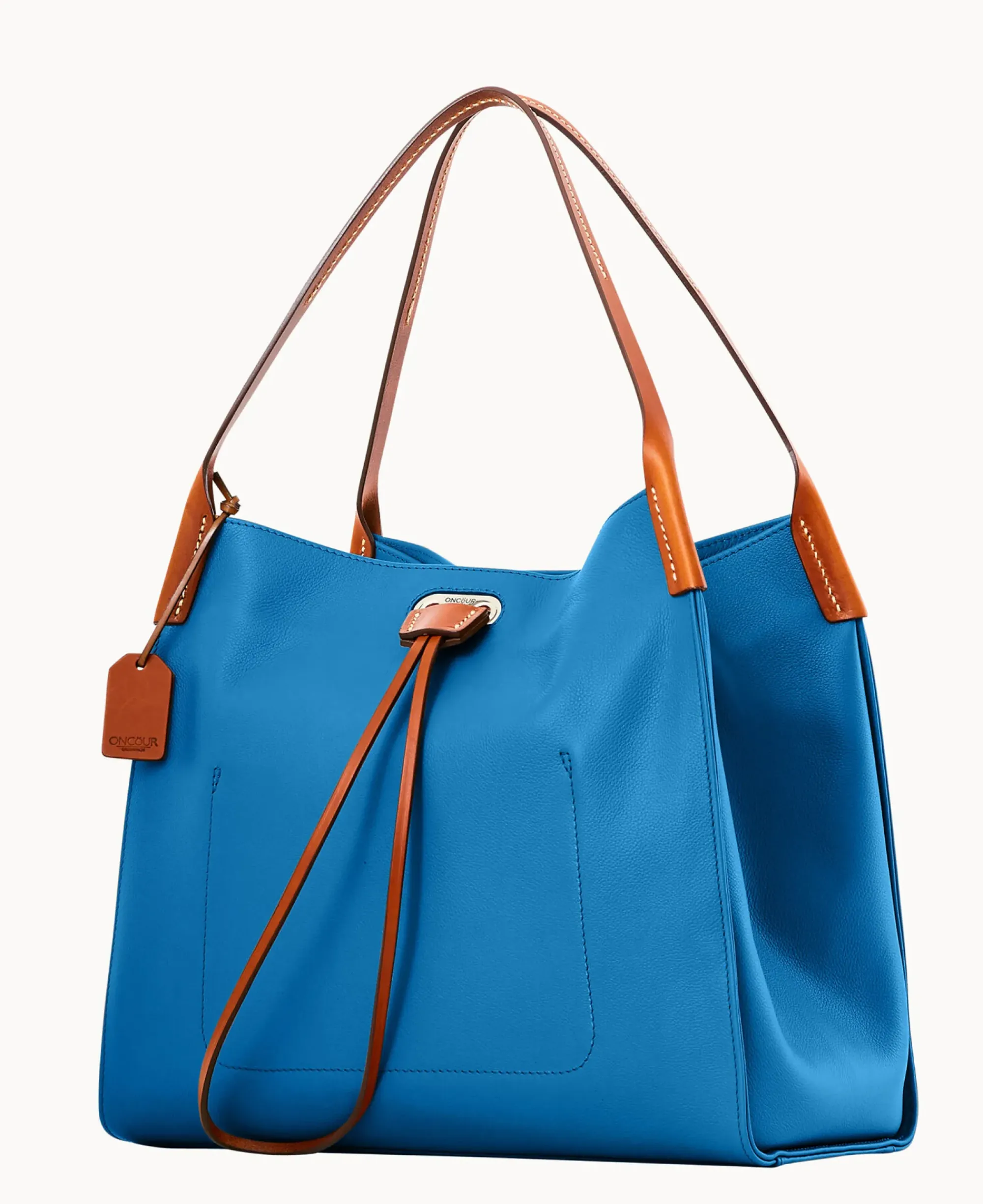 Dooney & Bourke Ready For the Getaway|Textured Leather<Oncour Twist Full Up Two Dusty Blue