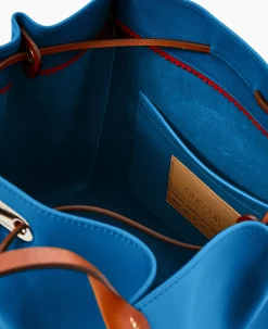 Dooney & Bourke Ready For the Getaway|Textured Leather<Oncour Twist Full Up Two Dusty Blue