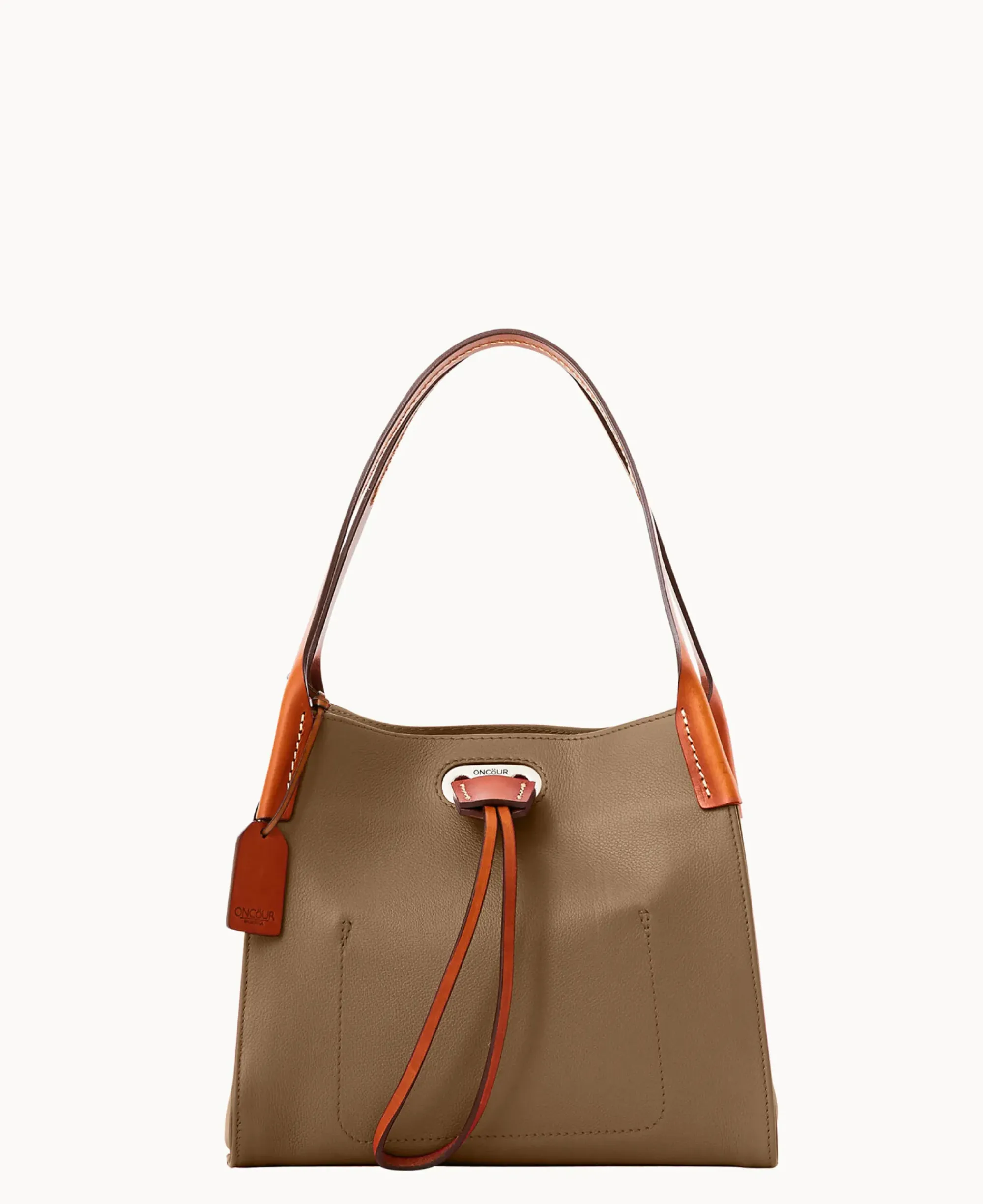 Dooney & Bourke Ready For the Getaway|Textured Leather<Oncour Twist Mini Full Up Camel
