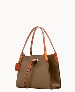 Dooney & Bourke Ready For the Getaway|Textured Leather<Oncour Twist Mini Full Up Camel