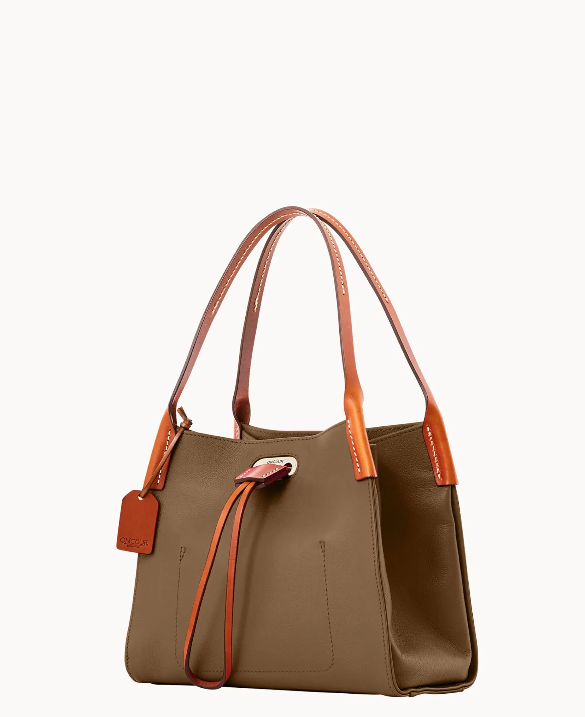Dooney & Bourke Ready For the Getaway|Textured Leather<Oncour Twist Mini Full Up Camel