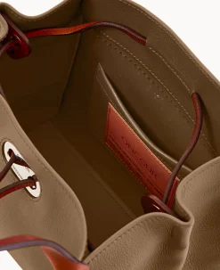 Dooney & Bourke Ready For the Getaway|Textured Leather<Oncour Twist Mini Full Up Camel