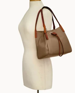 Dooney & Bourke Ready For the Getaway|Textured Leather<Oncour Twist Mini Full Up Camel