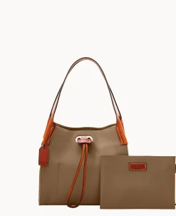 Dooney & Bourke Ready For the Getaway|Textured Leather<Oncour Twist Mini Full Up Camel