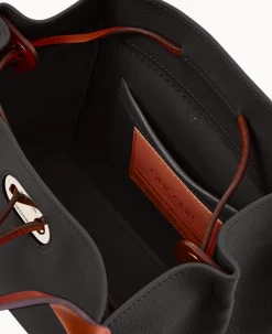 Dooney & Bourke Ready For the Getaway|Textured Leather<Oncour Twist Mini Full Up Black