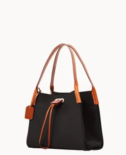 Dooney & Bourke Ready For the Getaway|Textured Leather<Oncour Twist Mini Full Up Black