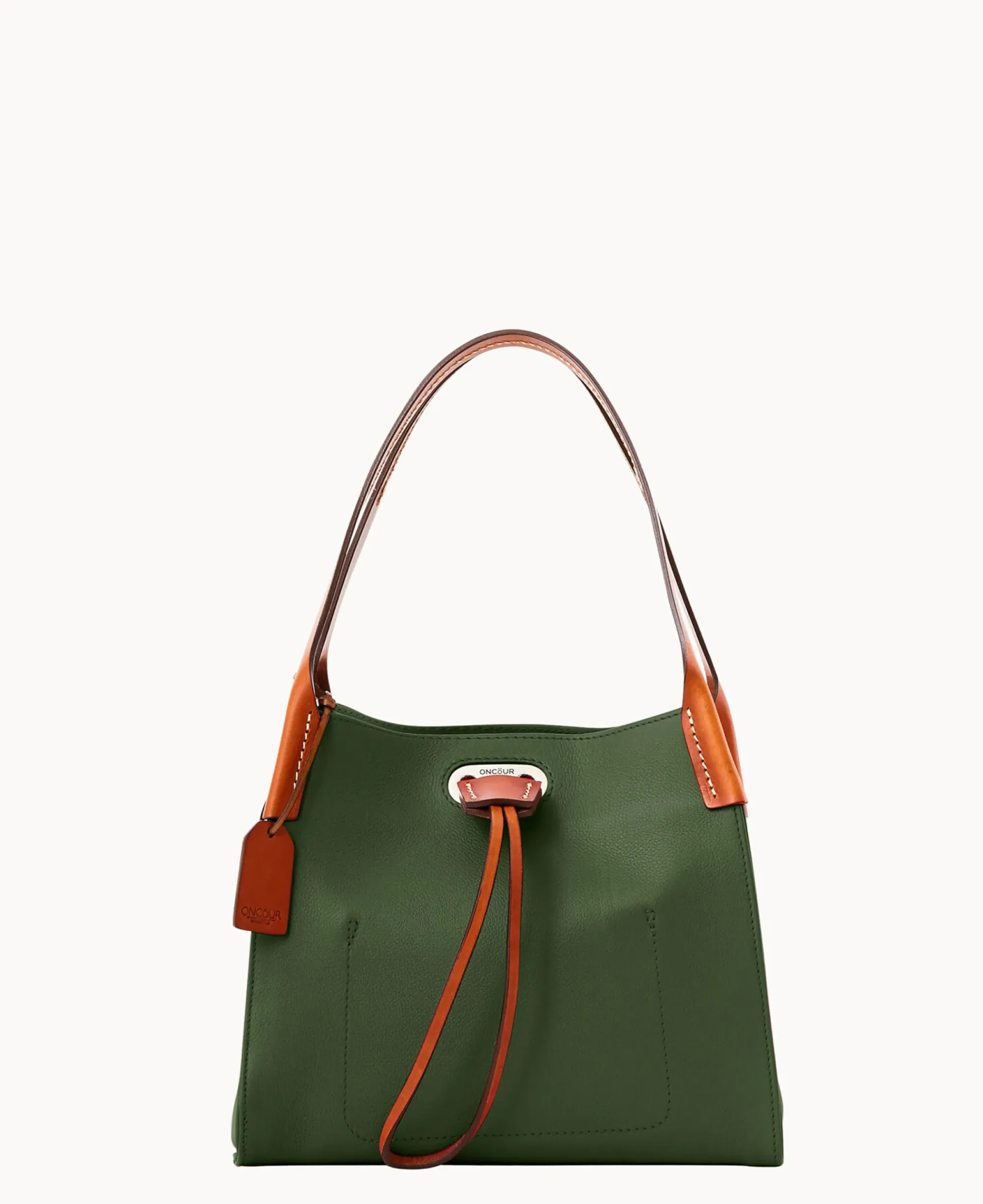 Dooney & Bourke Ready For the Getaway|Textured Leather<Oncour Twist Mini Full Up Grass