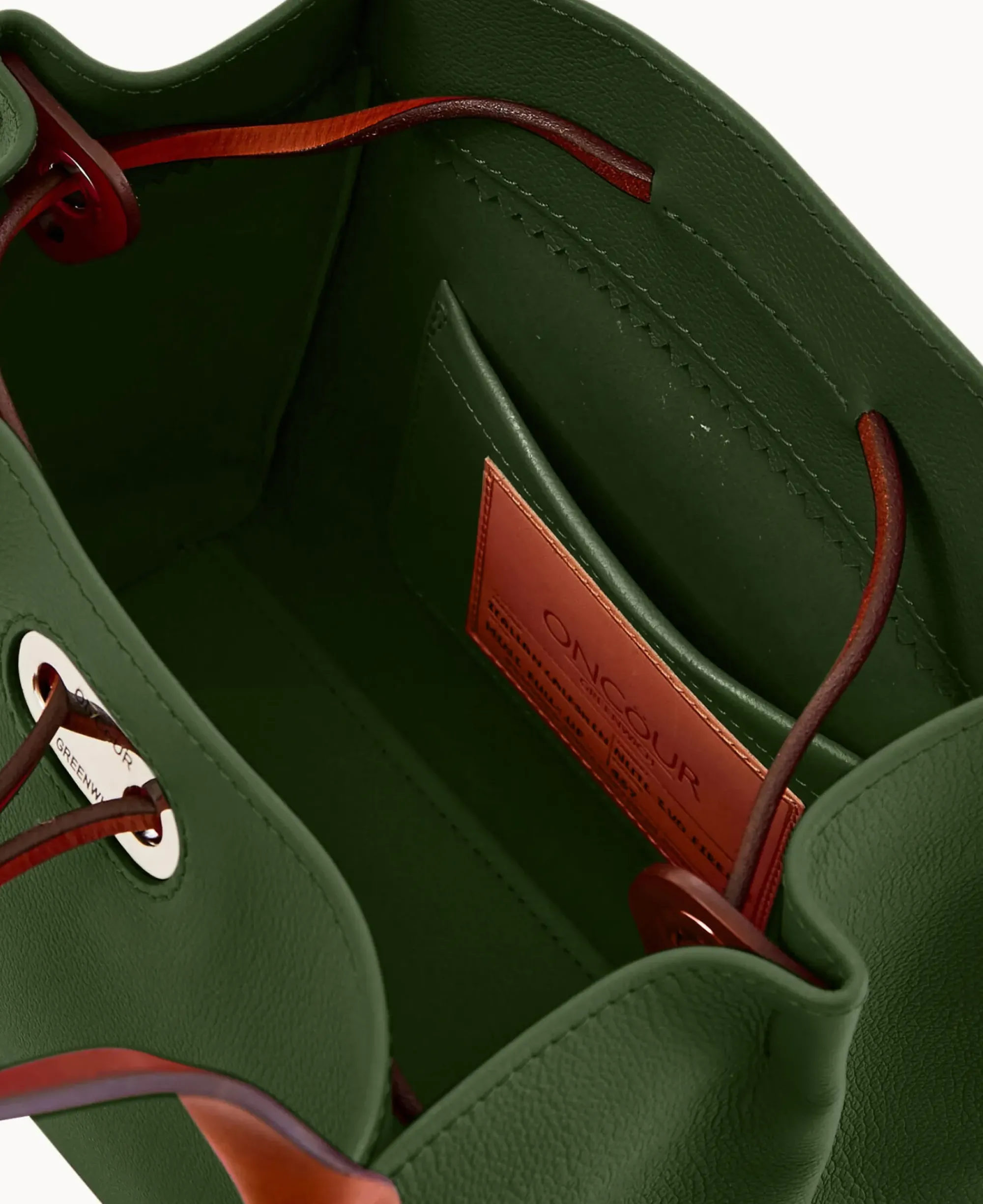 Dooney & Bourke Ready For the Getaway|Textured Leather<Oncour Twist Mini Full Up Grass