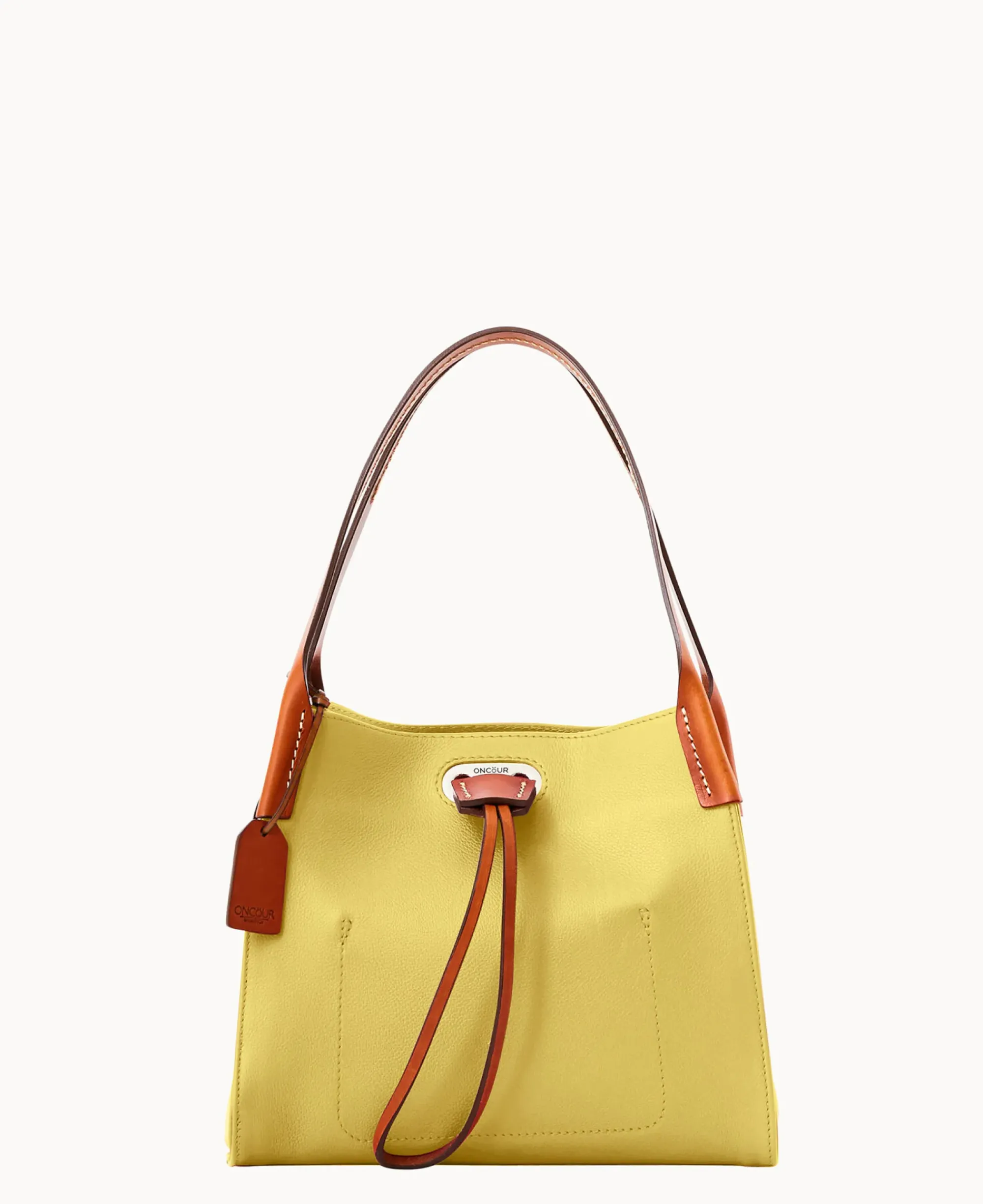 Dooney & Bourke Ready For the Getaway|Textured Leather<Oncour Twist Mini Full Up Butter