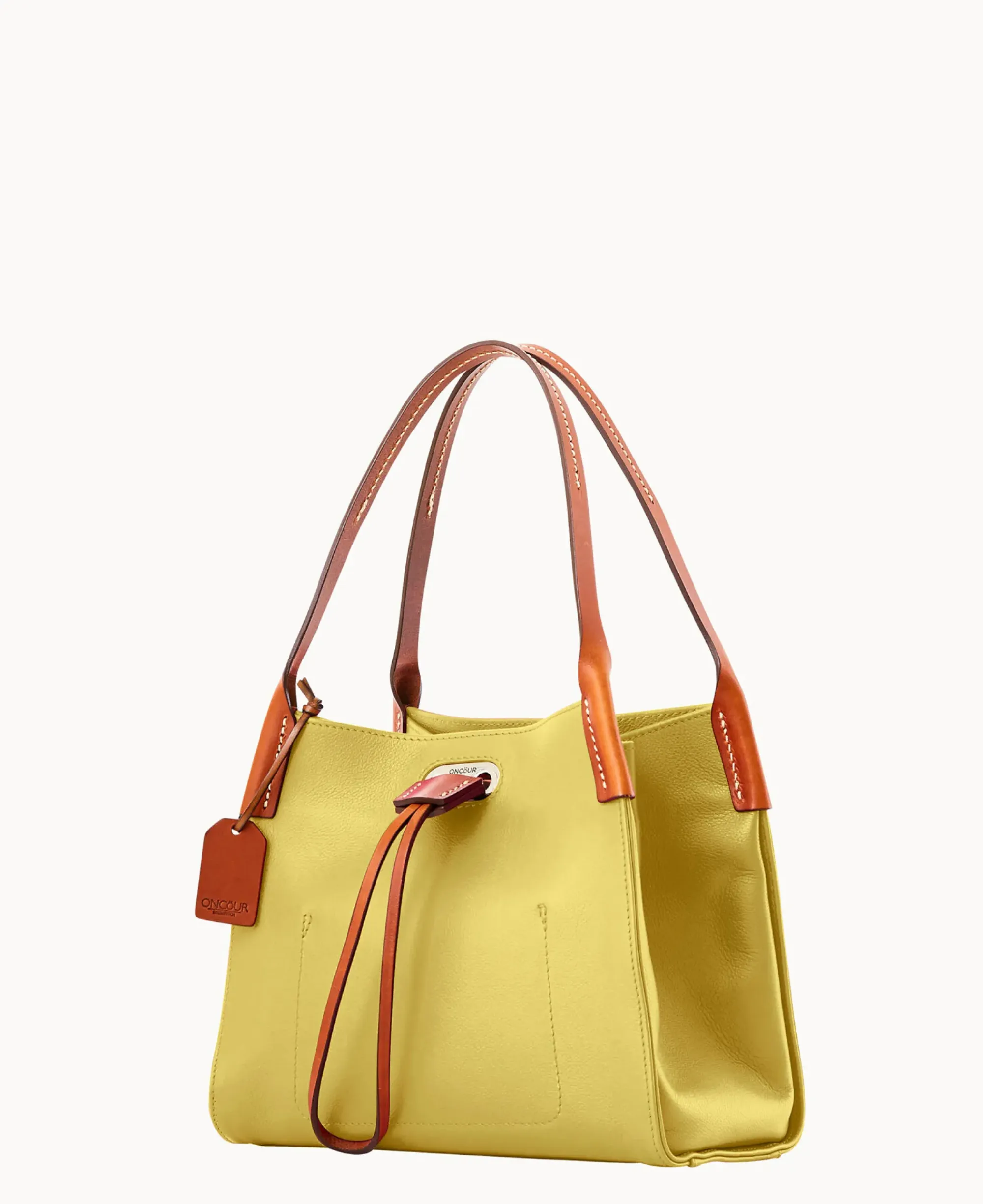 Dooney & Bourke Ready For the Getaway|Textured Leather<Oncour Twist Mini Full Up Butter