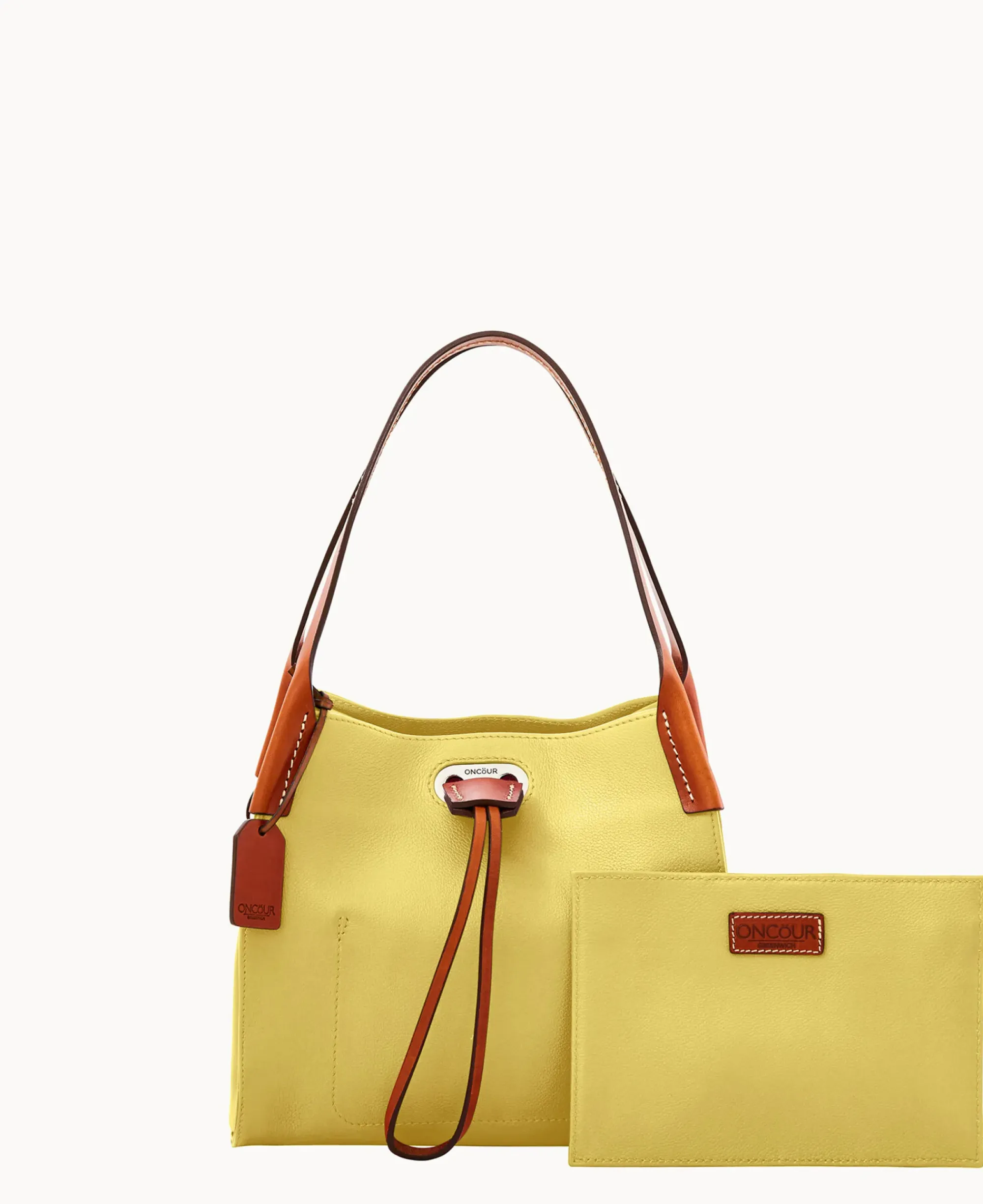 Dooney & Bourke Ready For the Getaway|Textured Leather<Oncour Twist Mini Full Up Butter