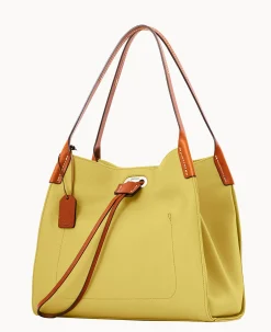 Dooney & Bourke Ready For the Getaway|Textured Leather<Oncour Twist Small Full Up Butter