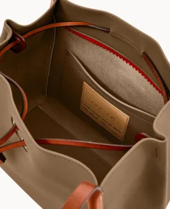 Dooney & Bourke Ready For the Getaway|Textured Leather<Oncour Twist Small Full Up Camel