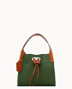 Dooney & Bourke Ready For the Getaway|Textured Leather<Oncour Twist Tiny Full Up Grass