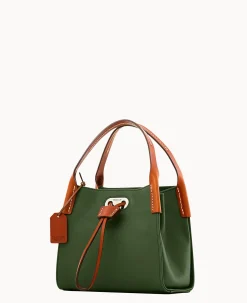 Dooney & Bourke Ready For the Getaway|Textured Leather<Oncour Twist Tiny Full Up Grass