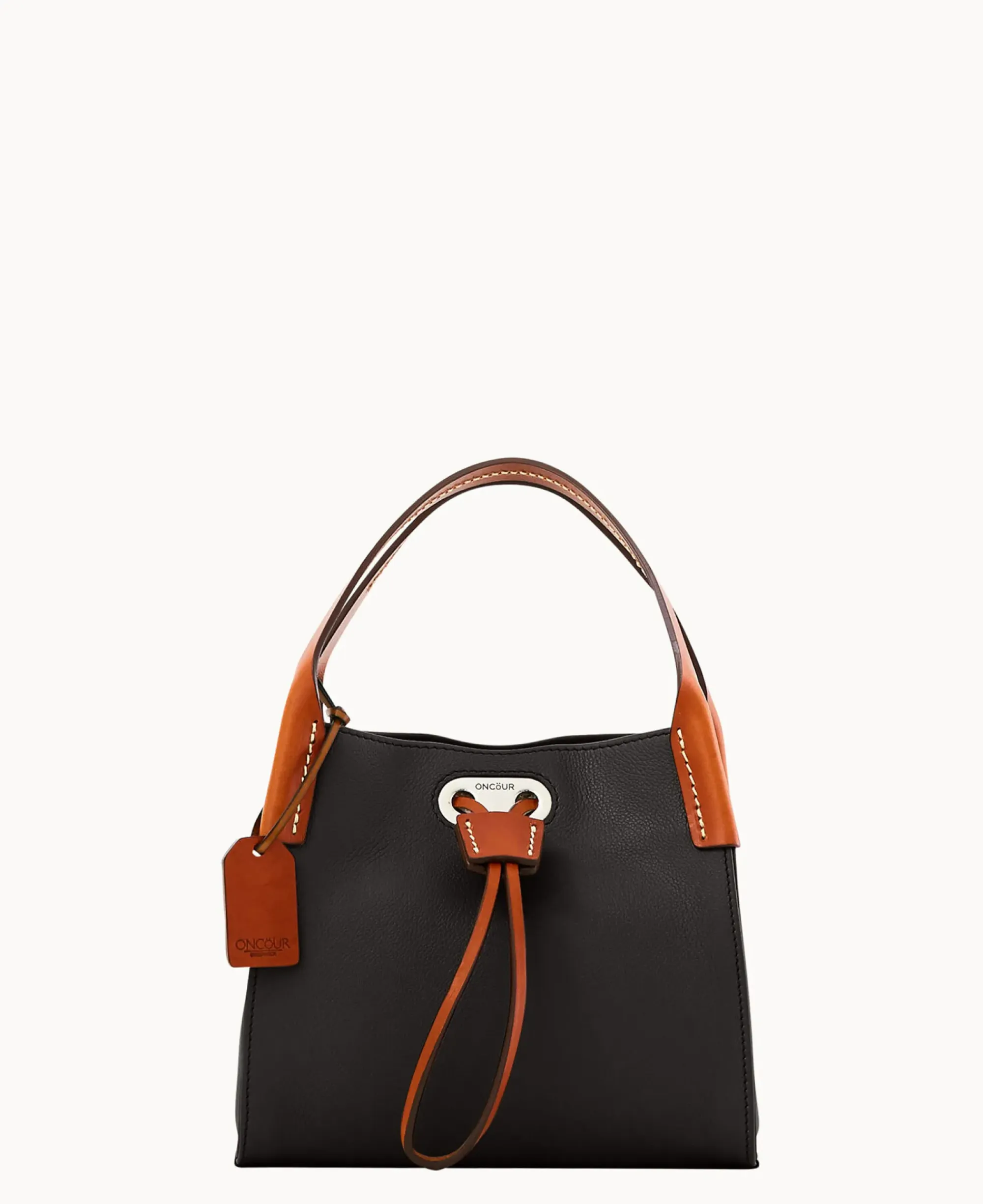 Dooney & Bourke Ready For the Getaway|Textured Leather<Oncour Twist Tiny Full Up Black