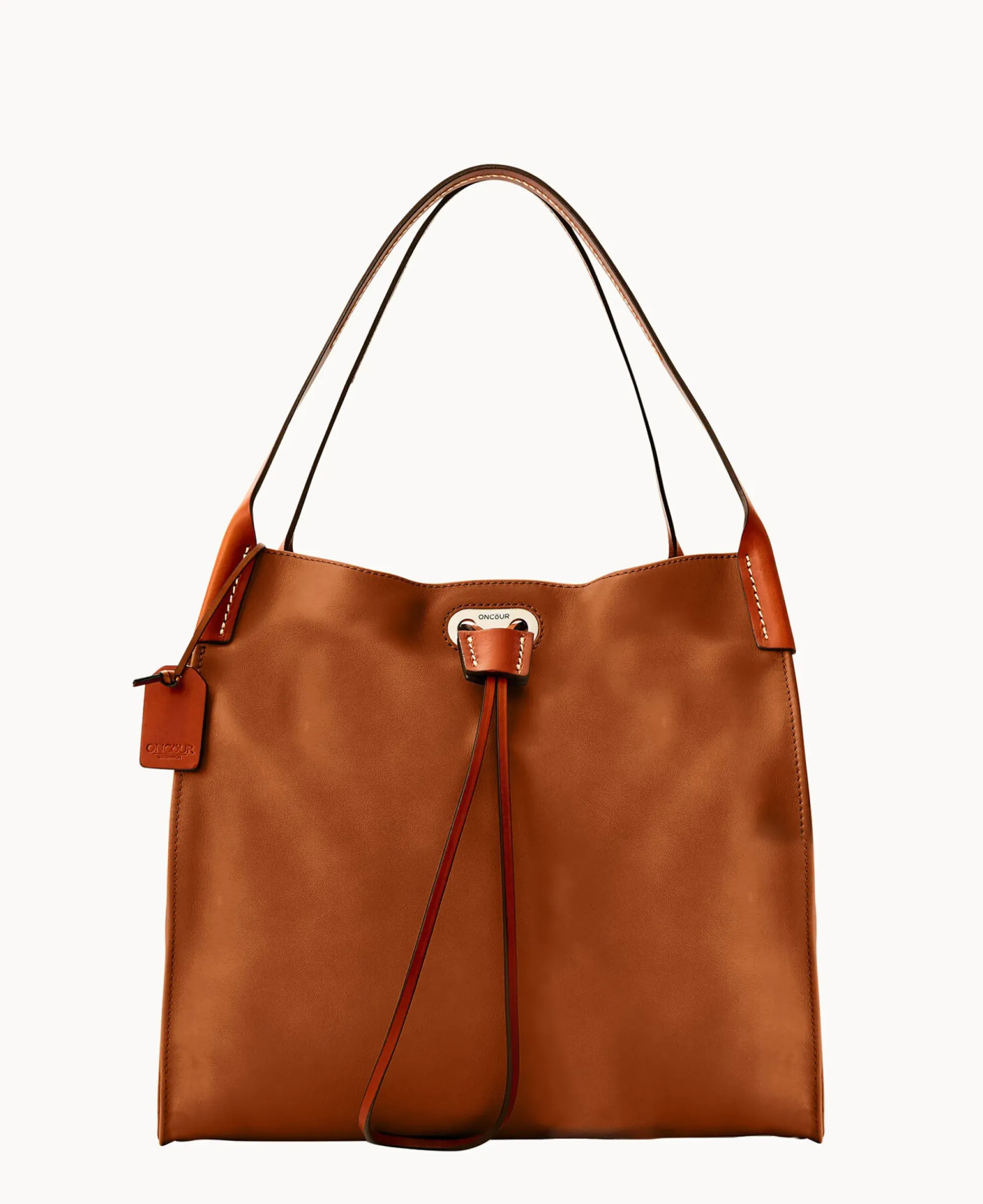 Dooney & Bourke Smooth Leather|Shoulder Bags<Oncour Victoria Full Up Chestnut