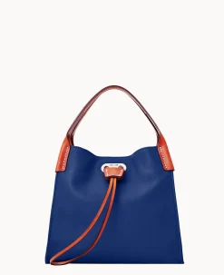 Dooney & Bourke Ready For the Getaway|Smooth Leather<Oncour Victoria Mini Full Up Blue