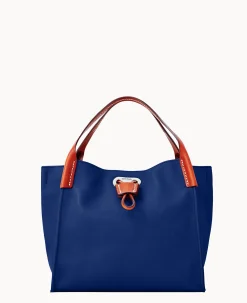 Dooney & Bourke Ready For the Getaway|Smooth Leather<Oncour Victoria Mini Full Up Blue