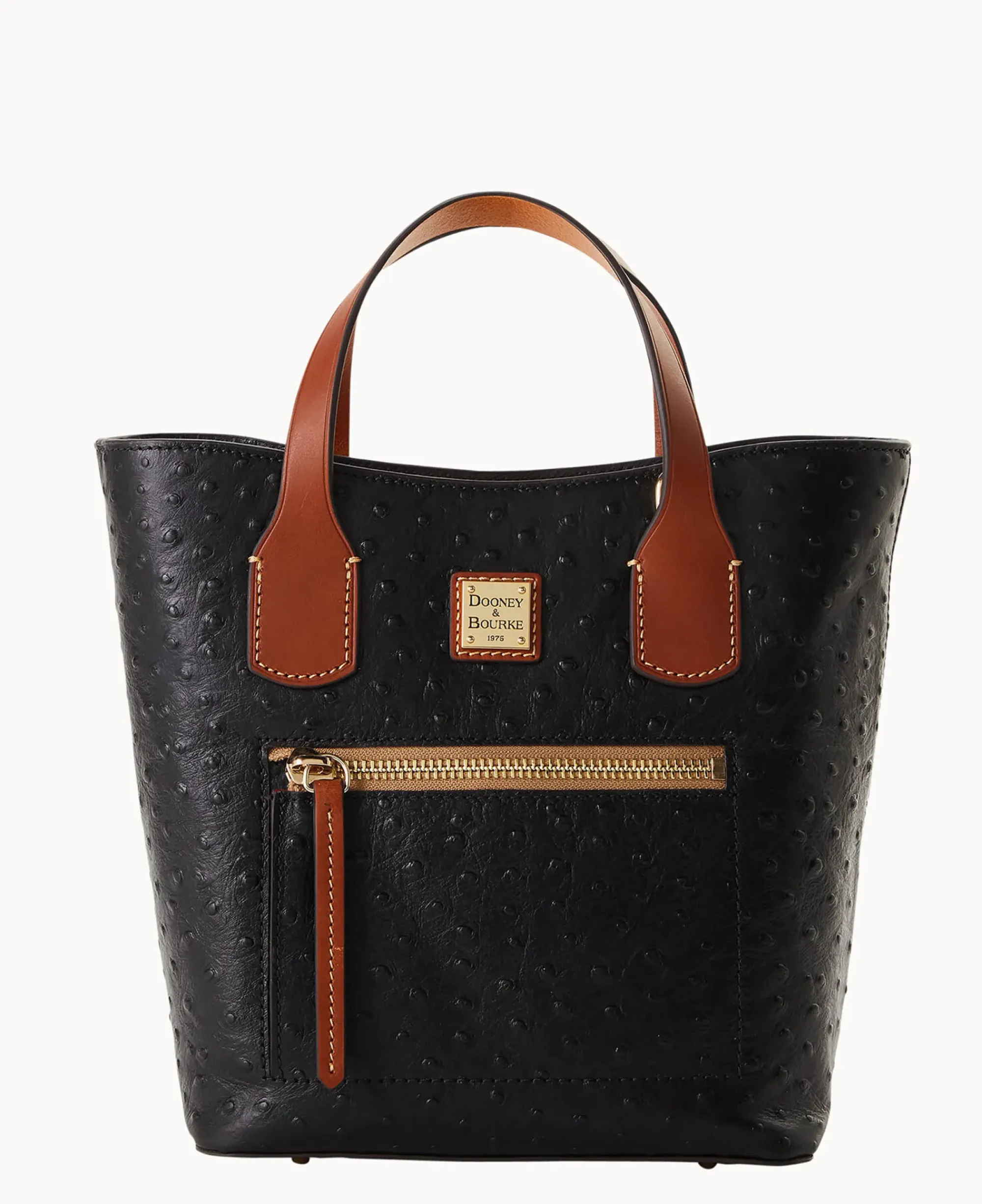 Dooney & Bourke Exotic Leather|Shoulder Bags<Ostrich Brinley Black