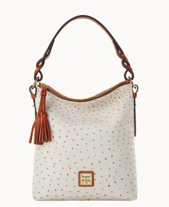 Dooney & Bourke Exotic Leather|Shoulder Bags<Ostrich Randy Bone