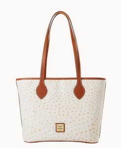 Dooney & Bourke Exotic Leather|Shoulder Bags<Ostrich Tote Bone
