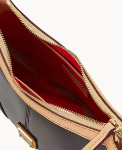Dooney & Bourke Smooth Leather|Shoulder Bags<Patent Baguette Black