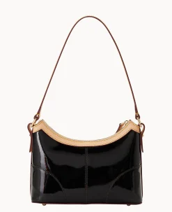 Dooney & Bourke Smooth Leather|Shoulder Bags<Patent Baguette Black