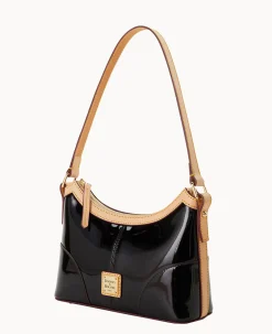 Dooney & Bourke Smooth Leather|Shoulder Bags<Patent Baguette Black