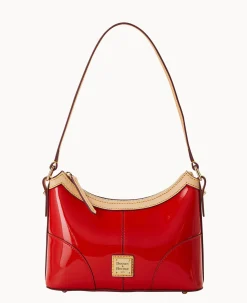Dooney & Bourke Smooth Leather|Shoulder Bags<Patent Baguette Red