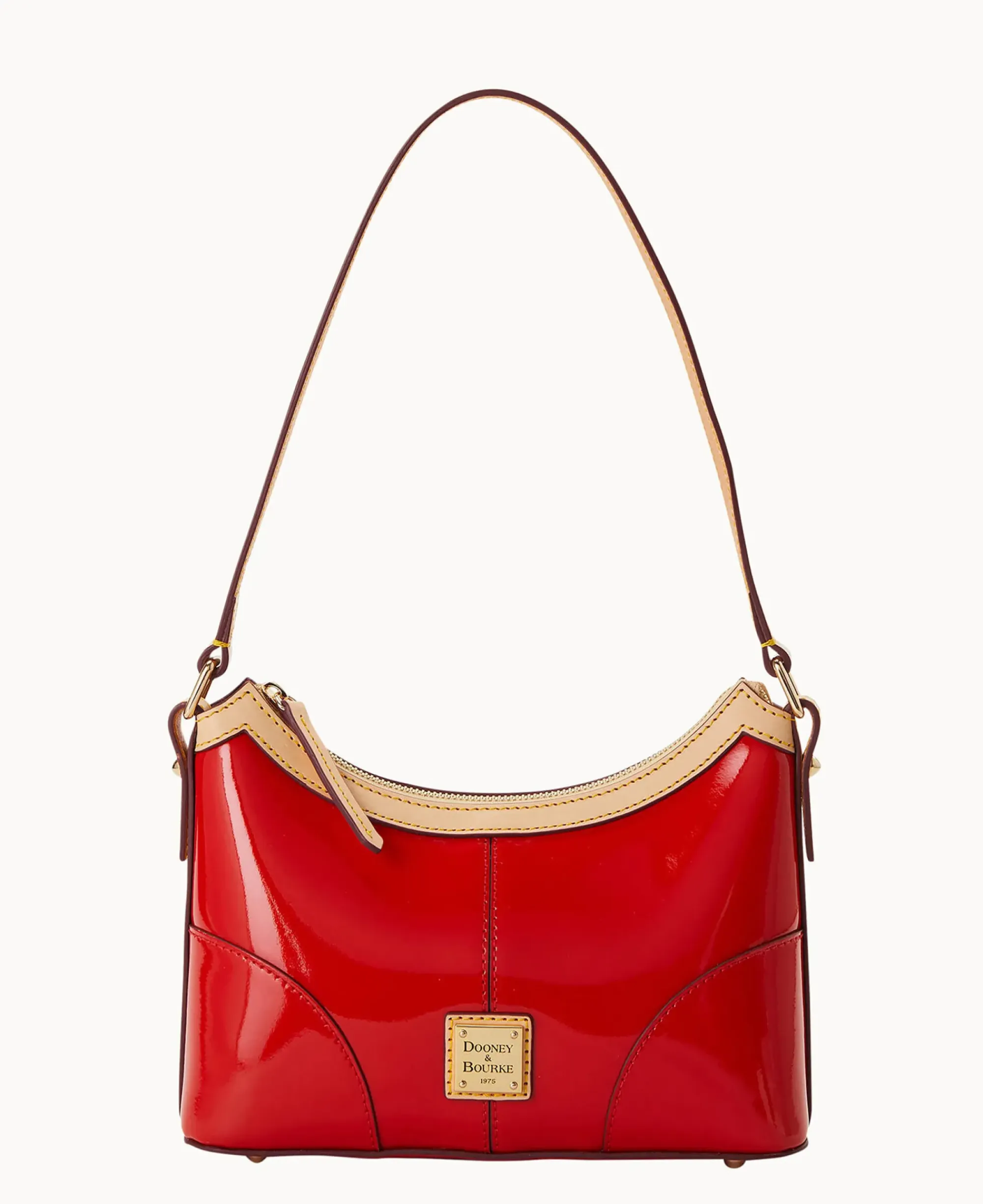 Dooney & Bourke Smooth Leather|Shoulder Bags<Patent Baguette Red