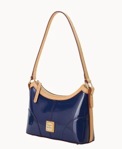 Dooney & Bourke Smooth Leather|Shoulder Bags<Patent Baguette Indigo